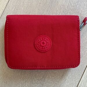 Kipling Vibrant Red Compact Wallet